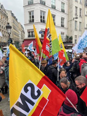 le SnesupFSU devant le MESRI le 10/12/2024