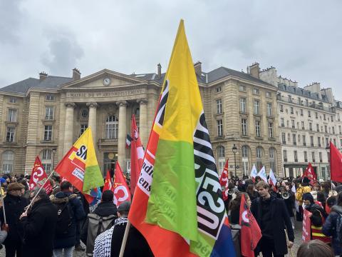 le 11 février place du Panthéon