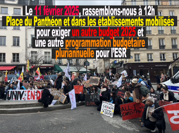 Rassemblement Place du Panthéon le mardi 11 février à 12h