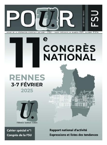 Supplément au POUR 259 : Rapport d’activité national – Expressions et listes des tendances