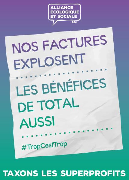 Pétition, pour une taxe superprofits vraiment à la hauteur de la crise Pétition, pour une taxe superprofits vraiment à la hauteur de la crise